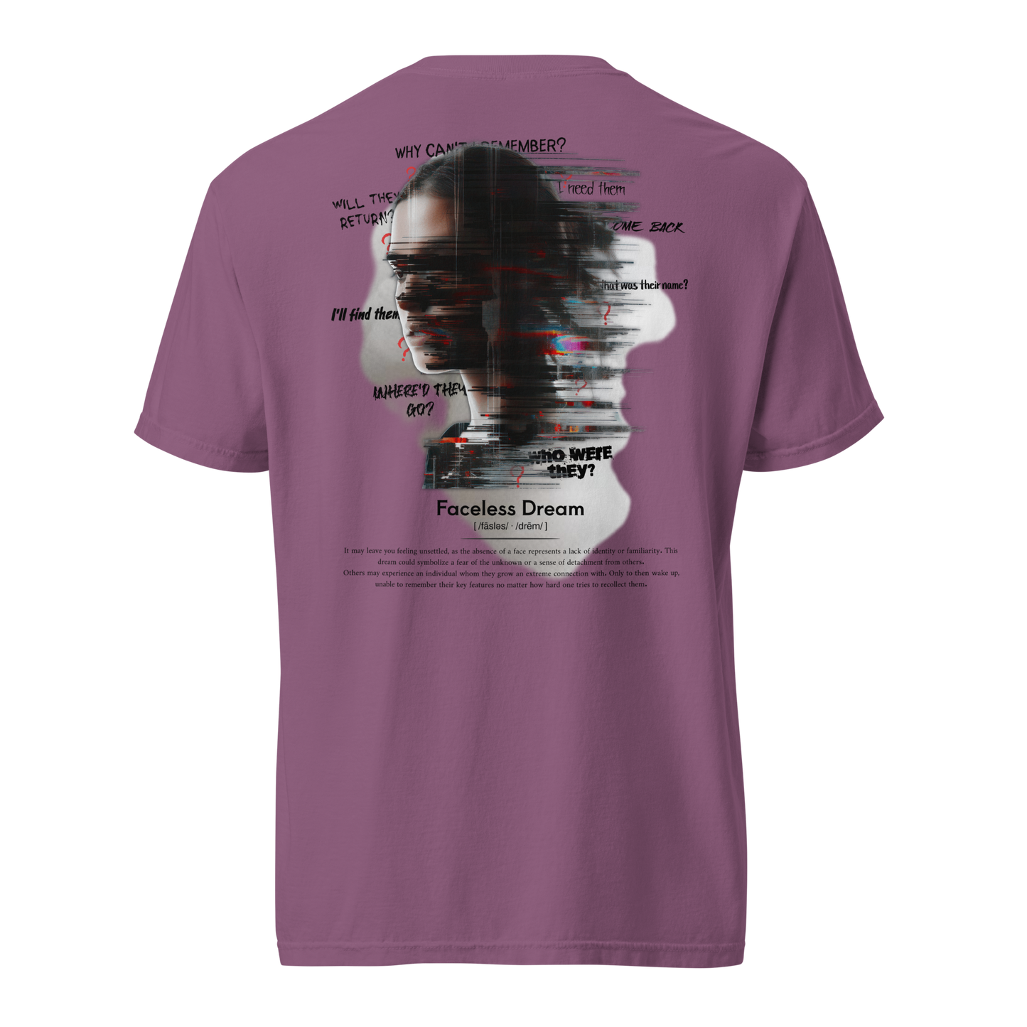 Faceless Dream T-Shirt (Black Brand Logo)