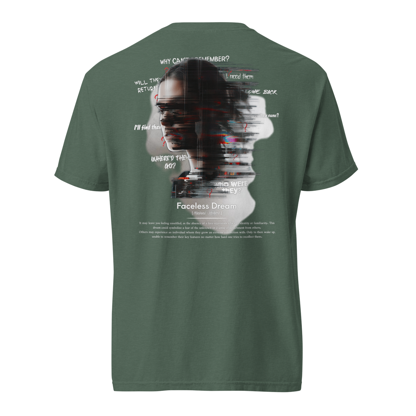 Faceless Dream T-Shirt (White Brand Logo)