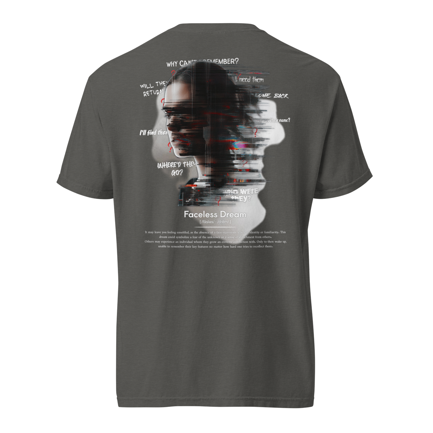 Faceless Dream T-Shirt (White Brand Logo)