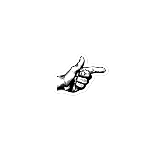 Finger PewPew Sticker