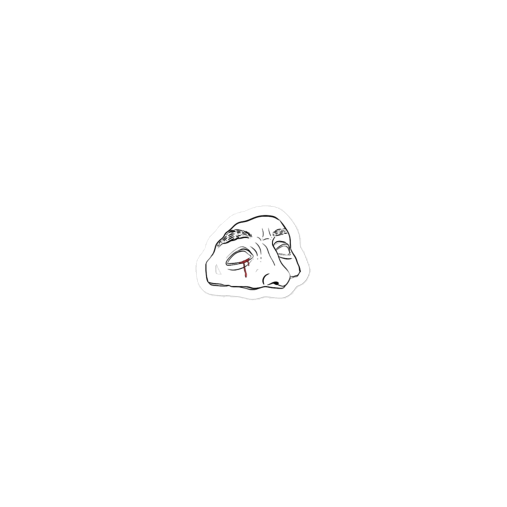 Broken tears sticker