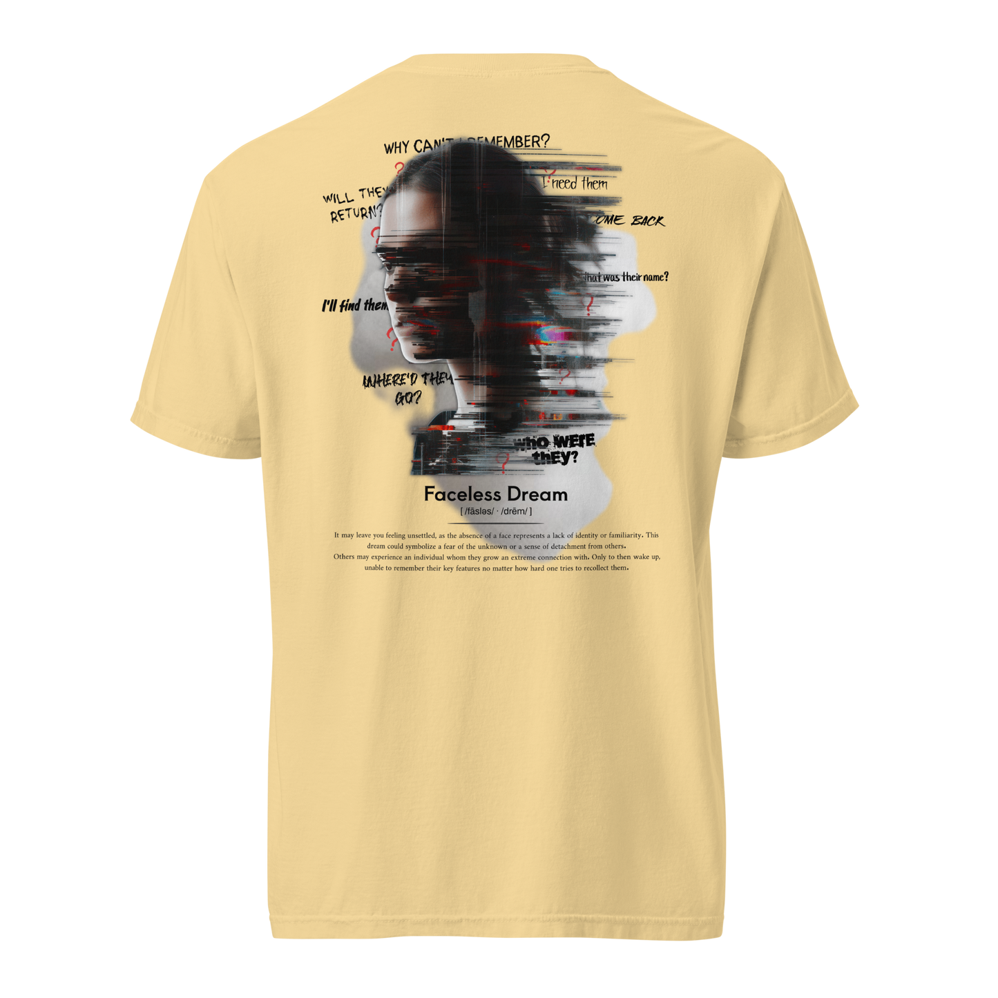 Faceless Dream T-Shirt (Black Brand Logo)