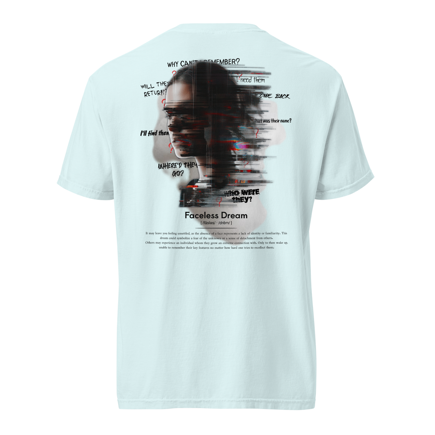 Faceless Dream T-Shirt (Black Brand Logo)