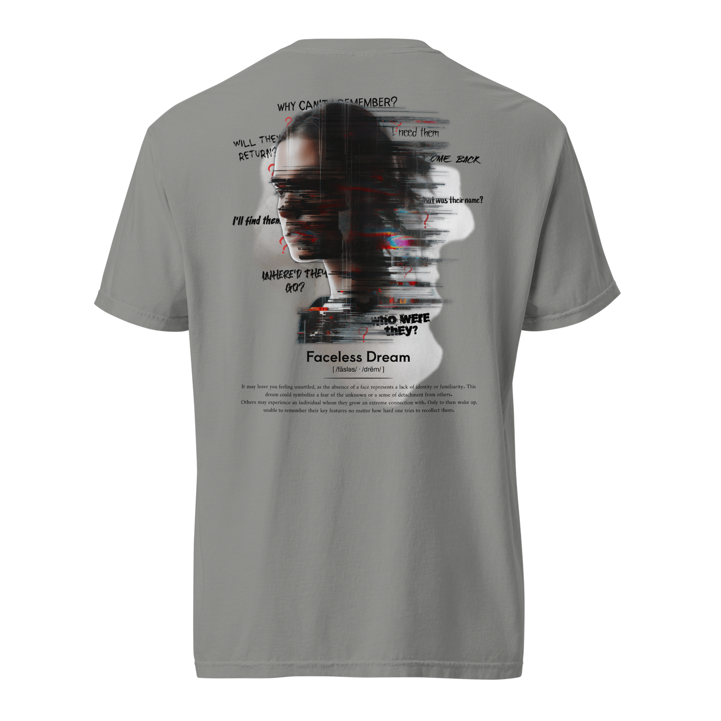 Faceless Dream T-Shirt (Black Brand Logo)