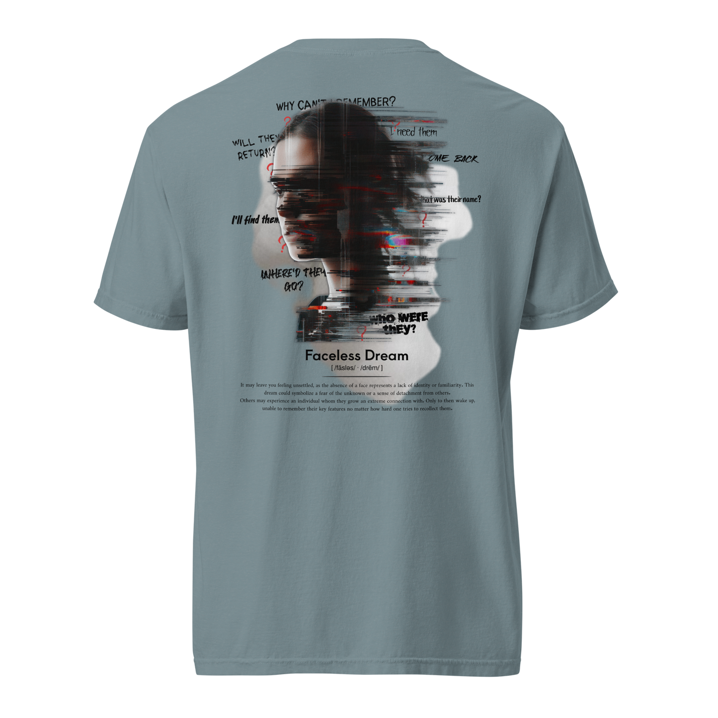 Faceless Dream T-Shirt (Black Brand Logo)