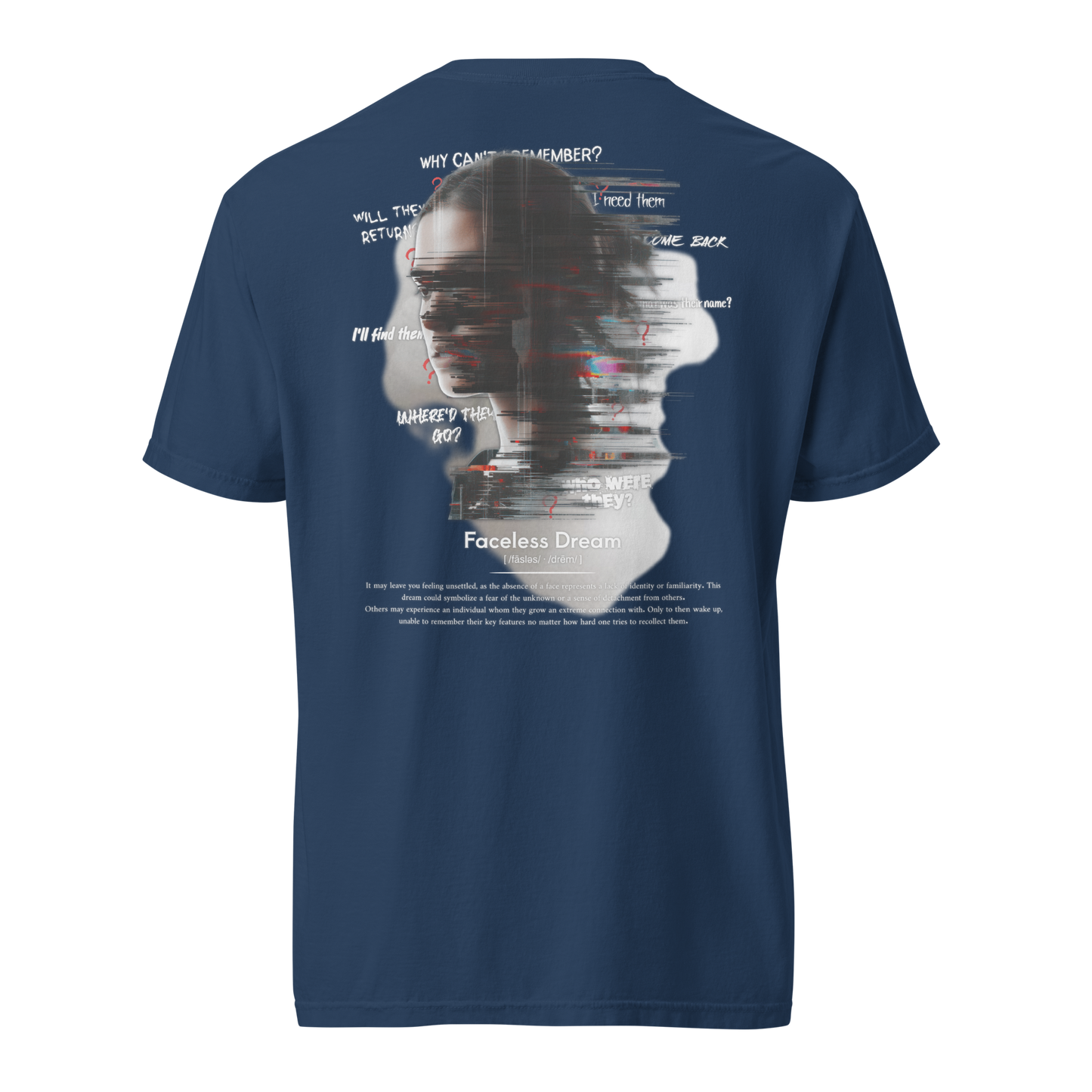 Faceless Dream T-Shirt (White Brand Logo)