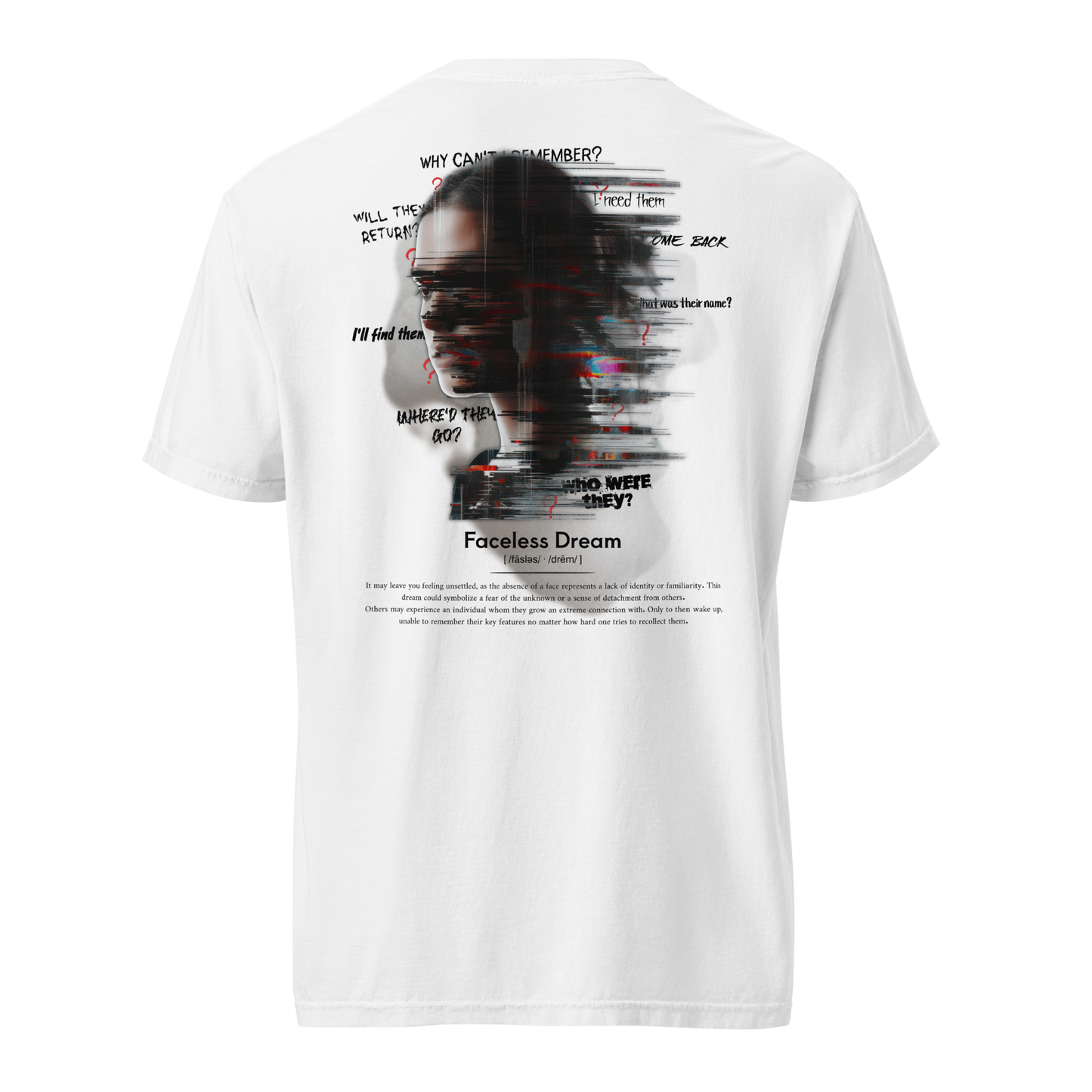 Faceless Dream T-Shirt (Black Brand Logo)