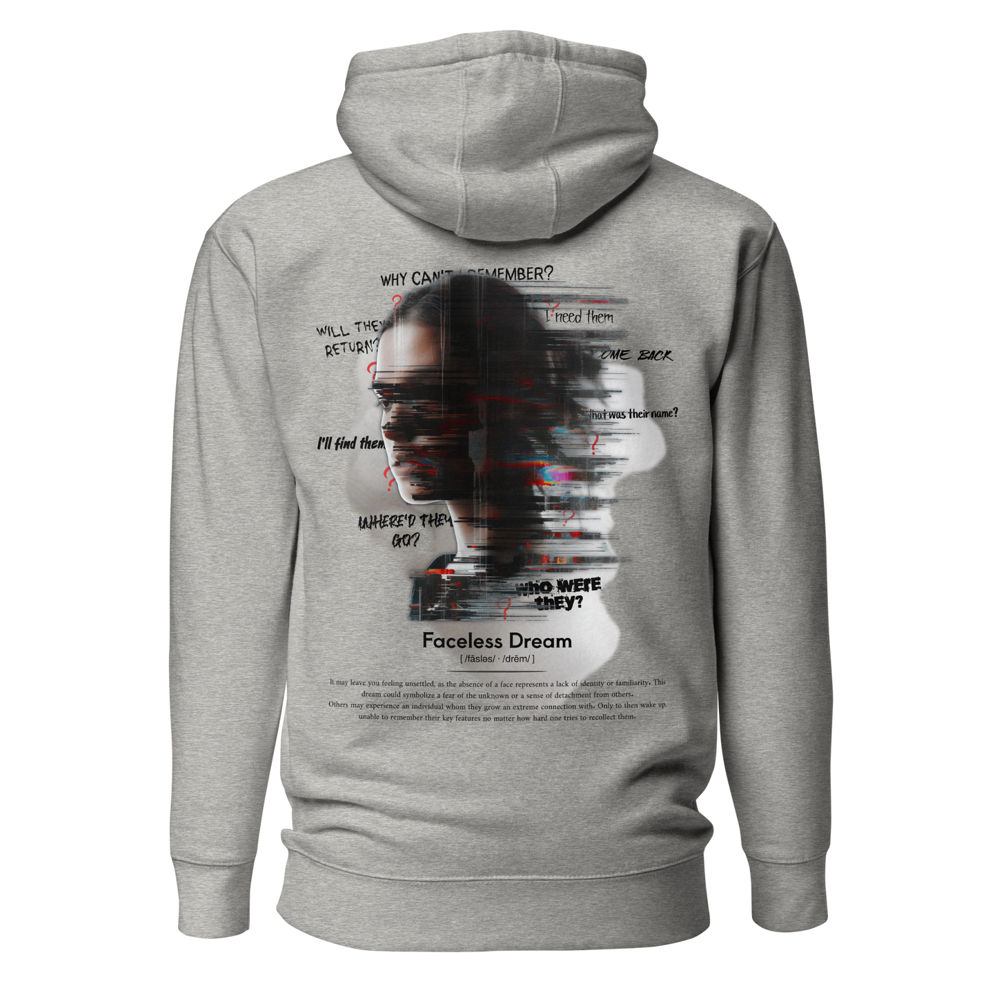 Faceless Dream Hoodie (Black Brand Logo)